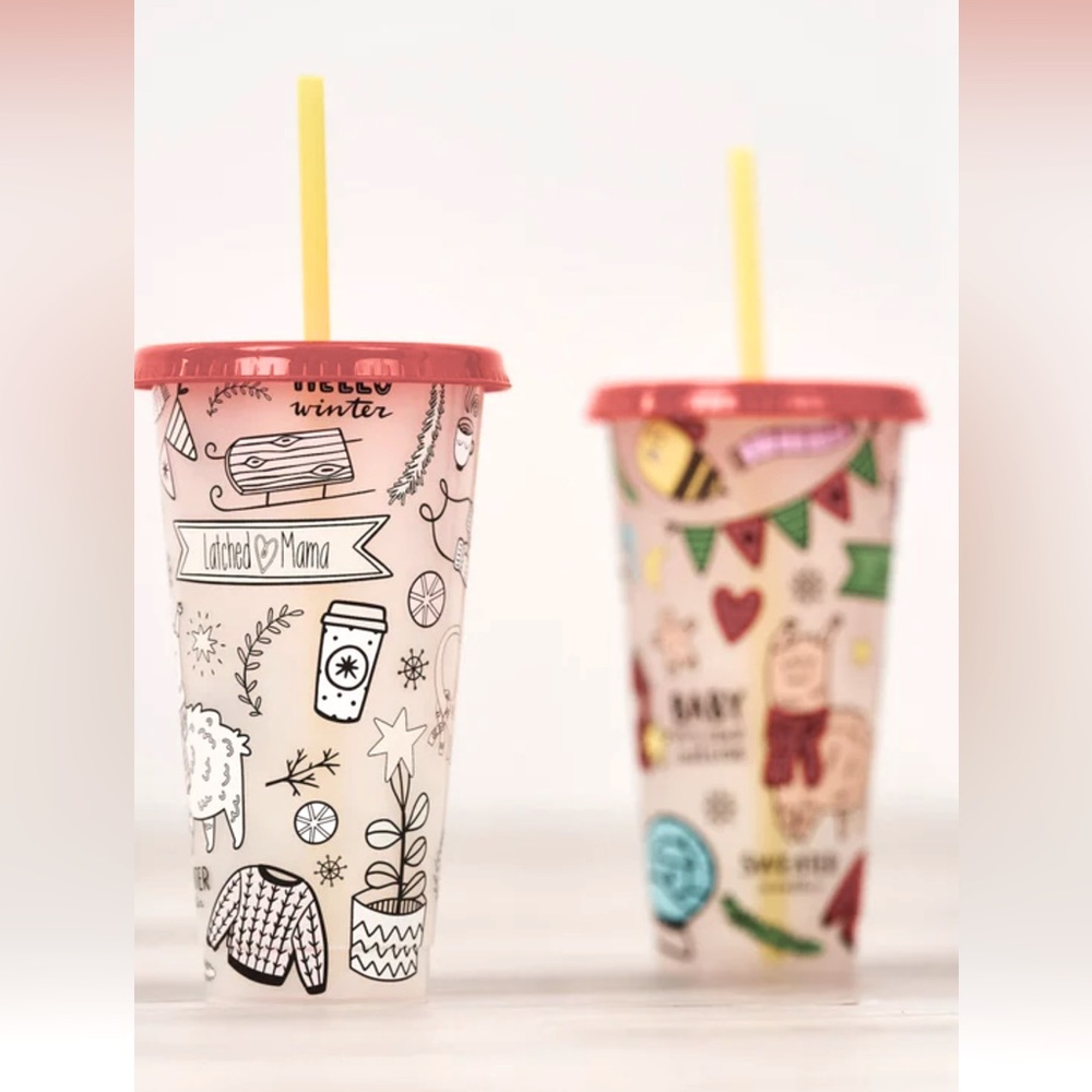 FREE Add On when you shop my closet! NEW Latched Mama Winter Color Changing Cup
